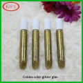 Non toxic conform to EN71 golden color glitter glue pen as gift set